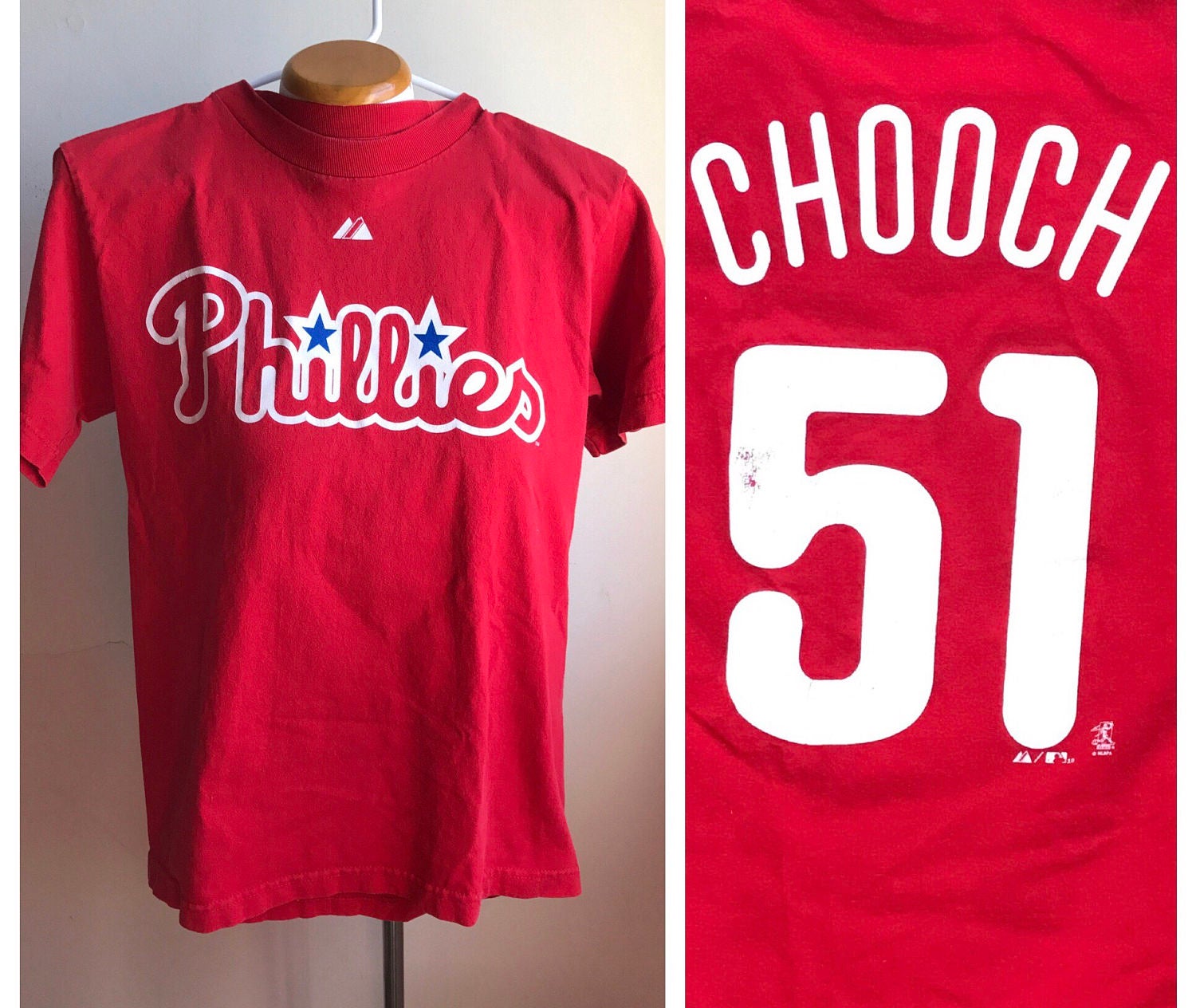 Phillies T Shirt Chooch 51 Vintage Athletic Tee 