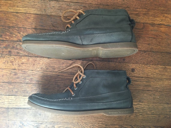 Vintage Sperry Topsiders Chukka Style Boat Shoes … - image 1