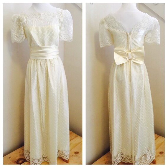 ivory lace summer dress