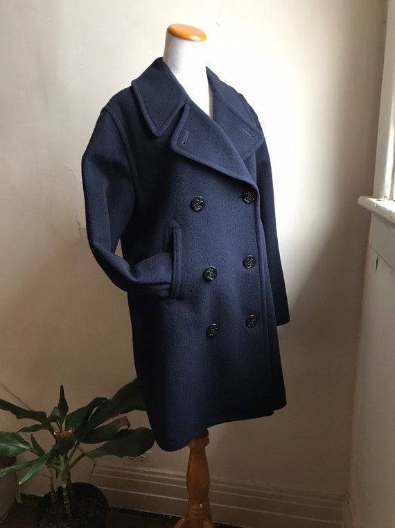 Vintage Burberry Peacoat | Burberrys of London Nav
