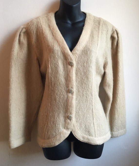 Vintage Mohair Cardigan | Bohemian Cardigan | 60s… - image 1