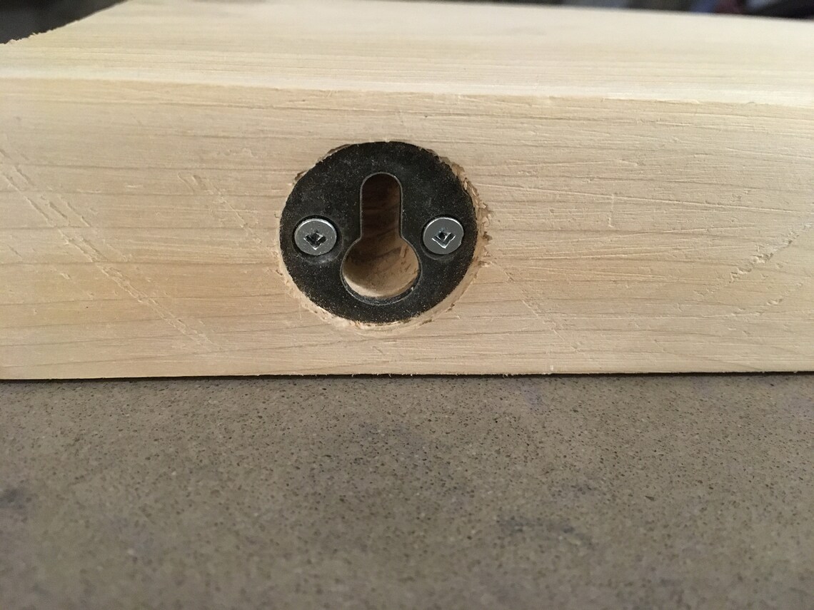 Keyhole Hangers Floating Shelf Brackets Picture Hangers Etsy