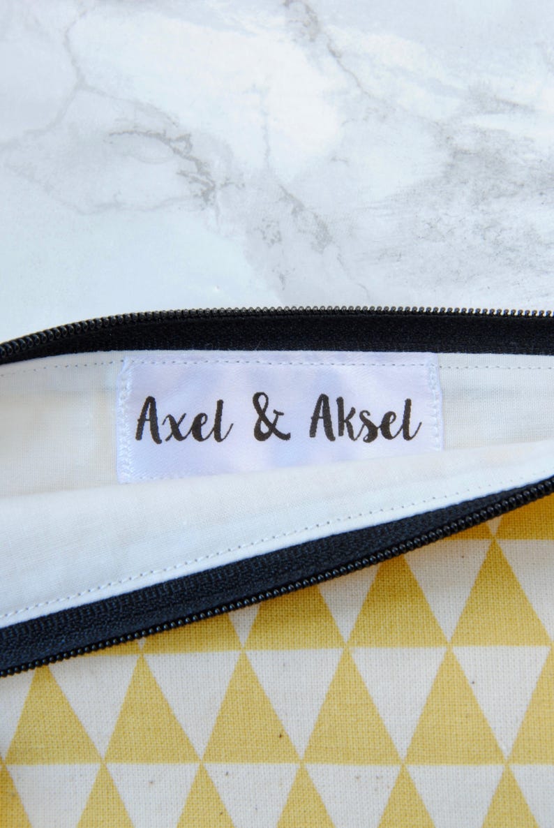 Curry zipped pencil case