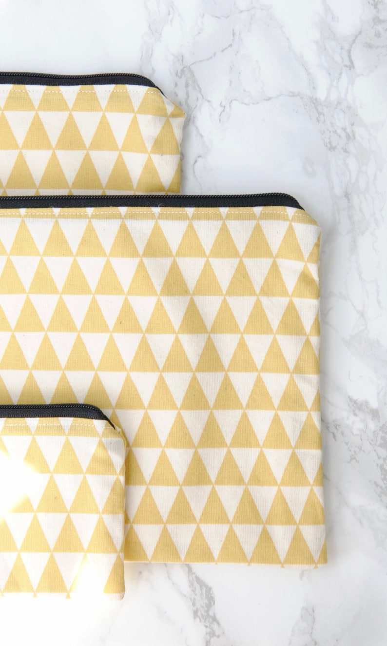 Curry zipped pencil case