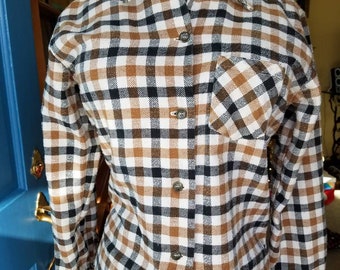 Rockin' 50's Ladies Sanfordized Flannel Shirt