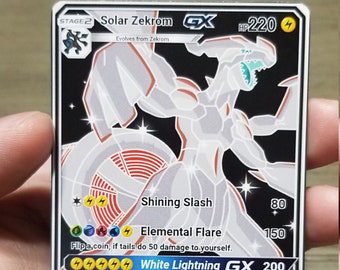 Solar Zekrom GX - Custom Fan-Made Pokemon Card