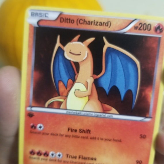 Pikachu Ditto GX Custom Made Card 