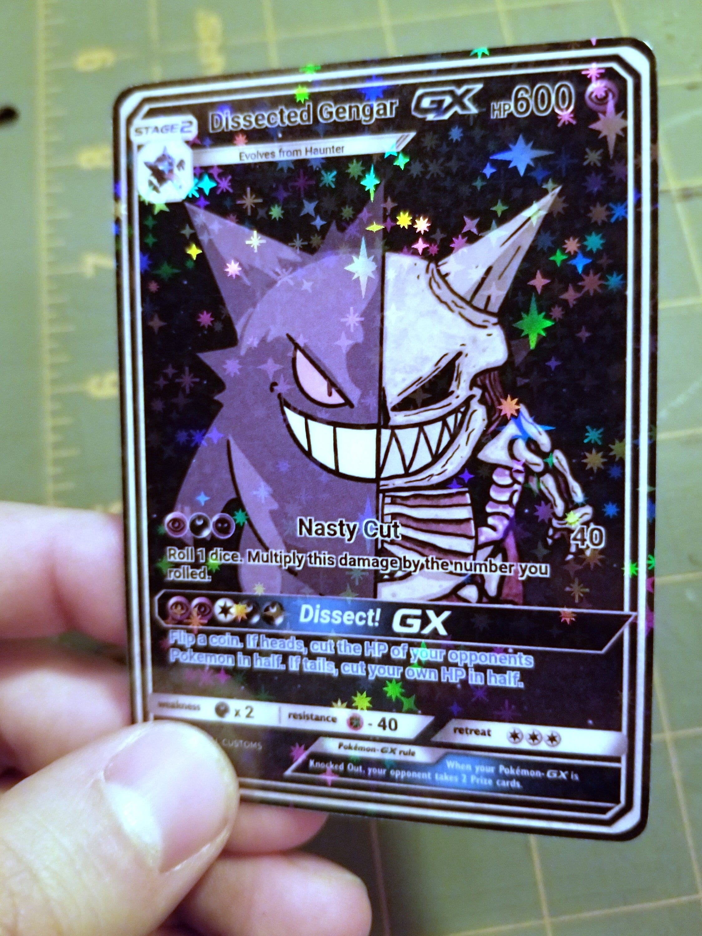 Carta Pokémon Gengar/Mimikyu GX de segunda mano por 15 EUR en