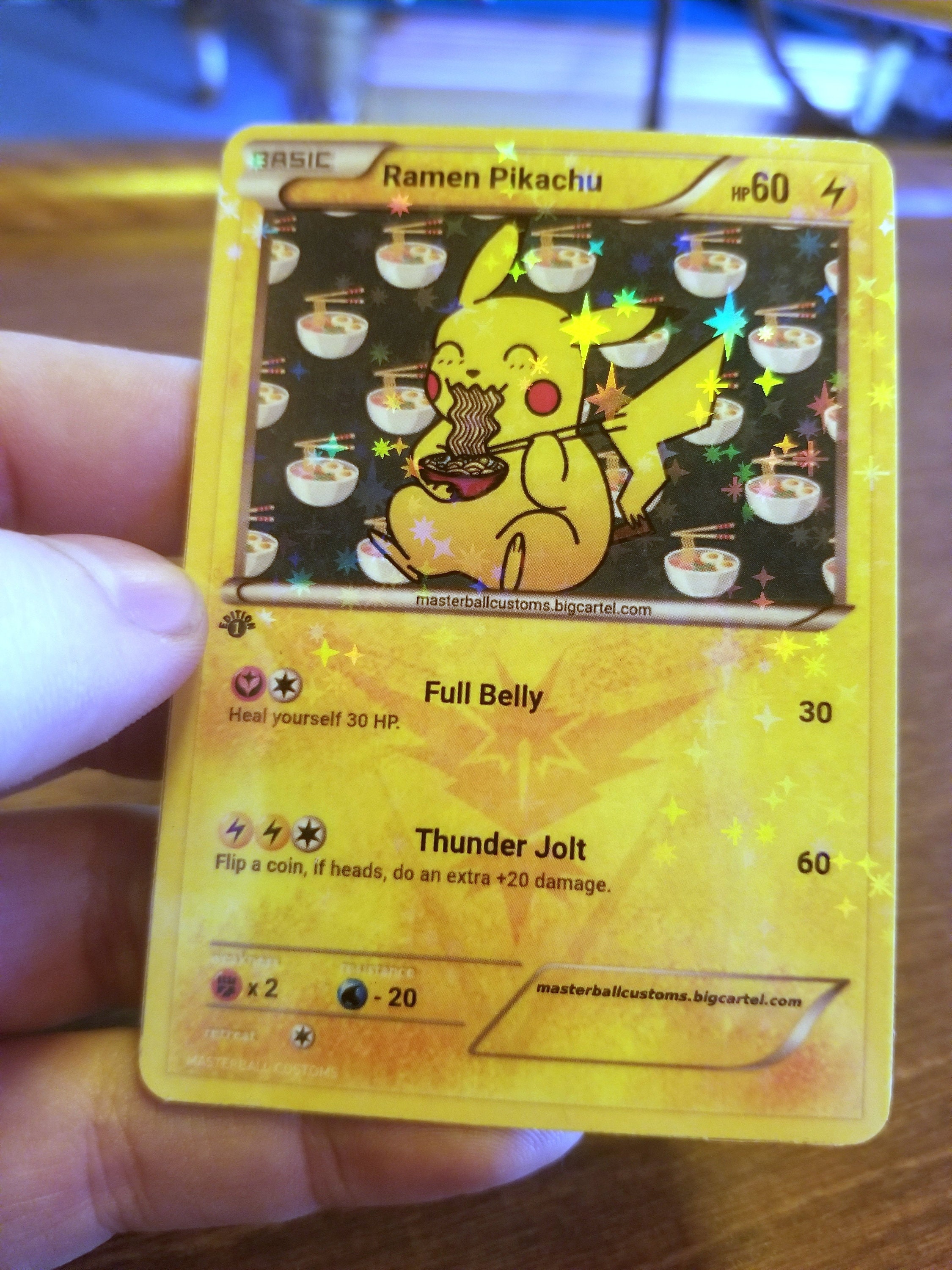 Pikachu Ditto GX Custom Made Card -  Norway