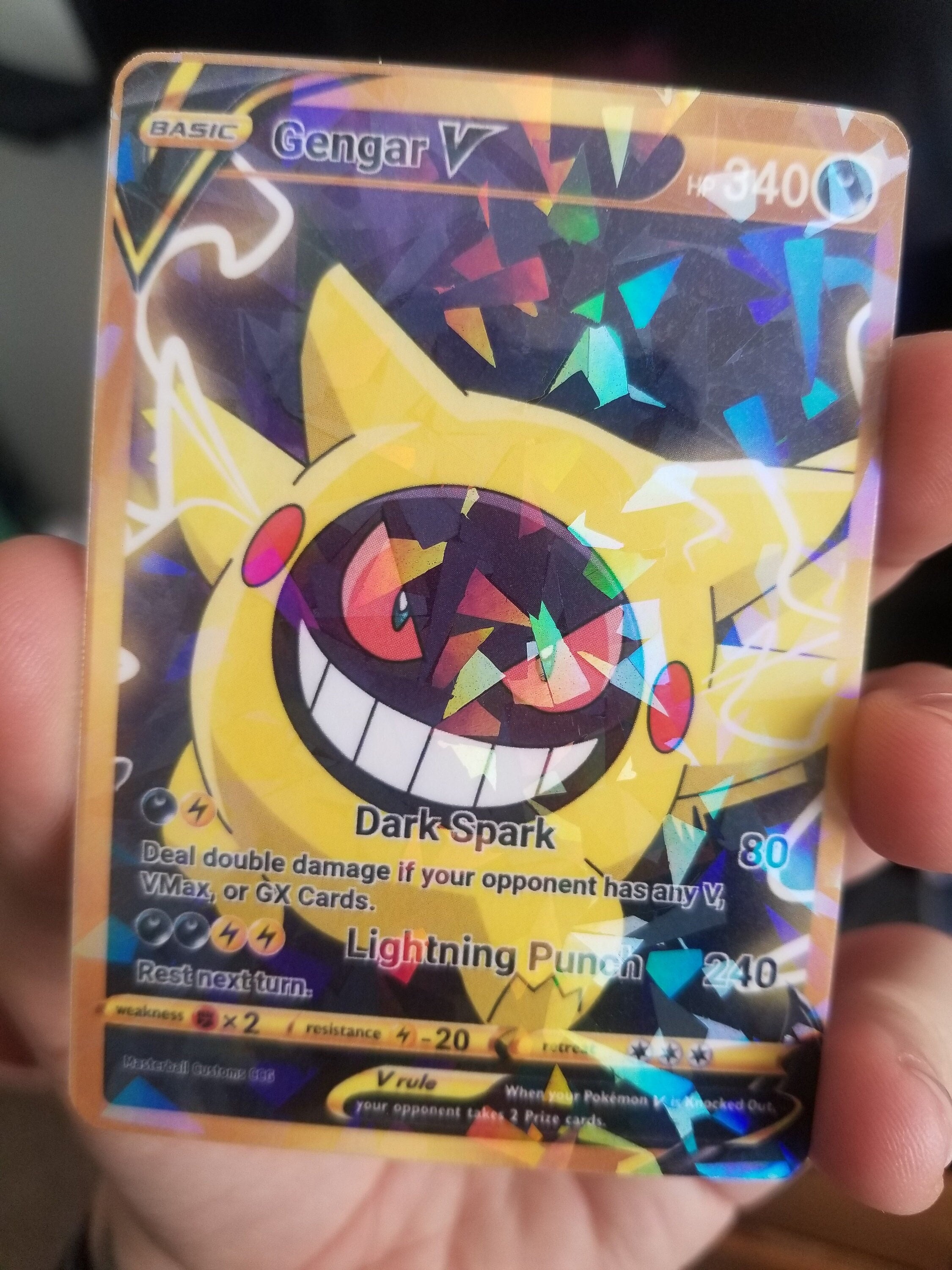 Mega Gengar EX - XY166 - XY Black Star Promos - XY Black Star Promos :  Office Products 