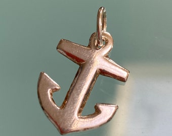 Sterling anchor pendant