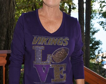 vikings bling shirt