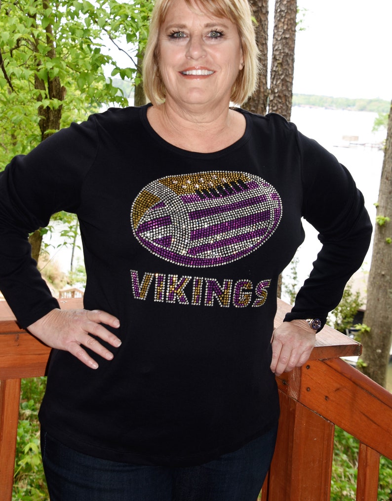 vikings bling shirt