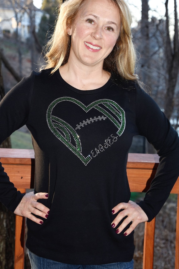 Philadelphia Eagles rhinestone Bling Shirt XS S M L XL XXL 1X 2X 3X 4X 5X LOVE