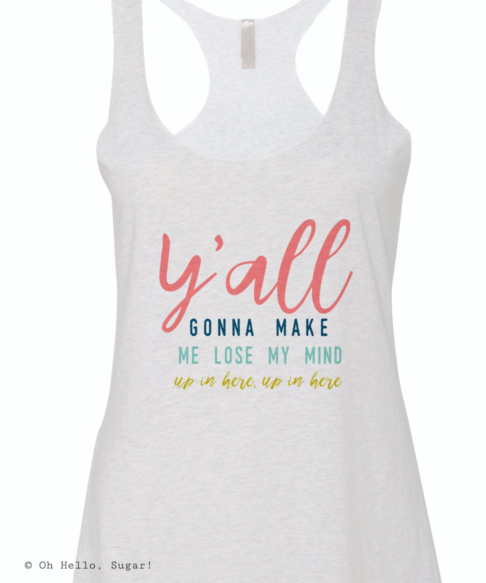 Funny Womens Tank Top Workout Tanks for Women Yall Gonna Etsy