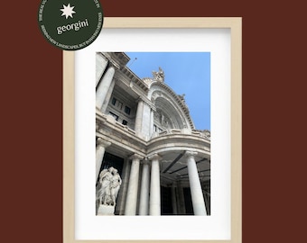 Lustre Art Print | View of Palacio de Bellas Artes, Mexico City, Mexico CDMX
