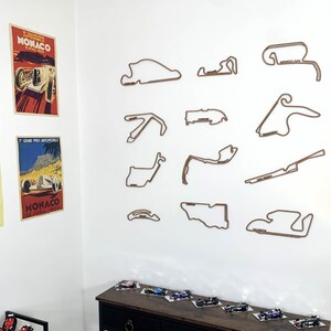 Formule E 2025-circuitcollecties in echt houtafwerking