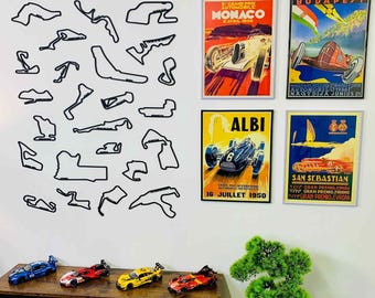 Assetto Corsa Competizione Circuit Collection – ACC Wall Art for Sim Racing & Gaming Setups