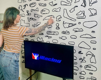 iRacing Tracks Expansion DLC Pack - Race Room Circuits Wall Art
