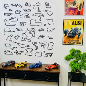 Gran Turismo 7 Complete Circuit Collection – GT7 Wall Art for Sim Racing & Gaming Setups