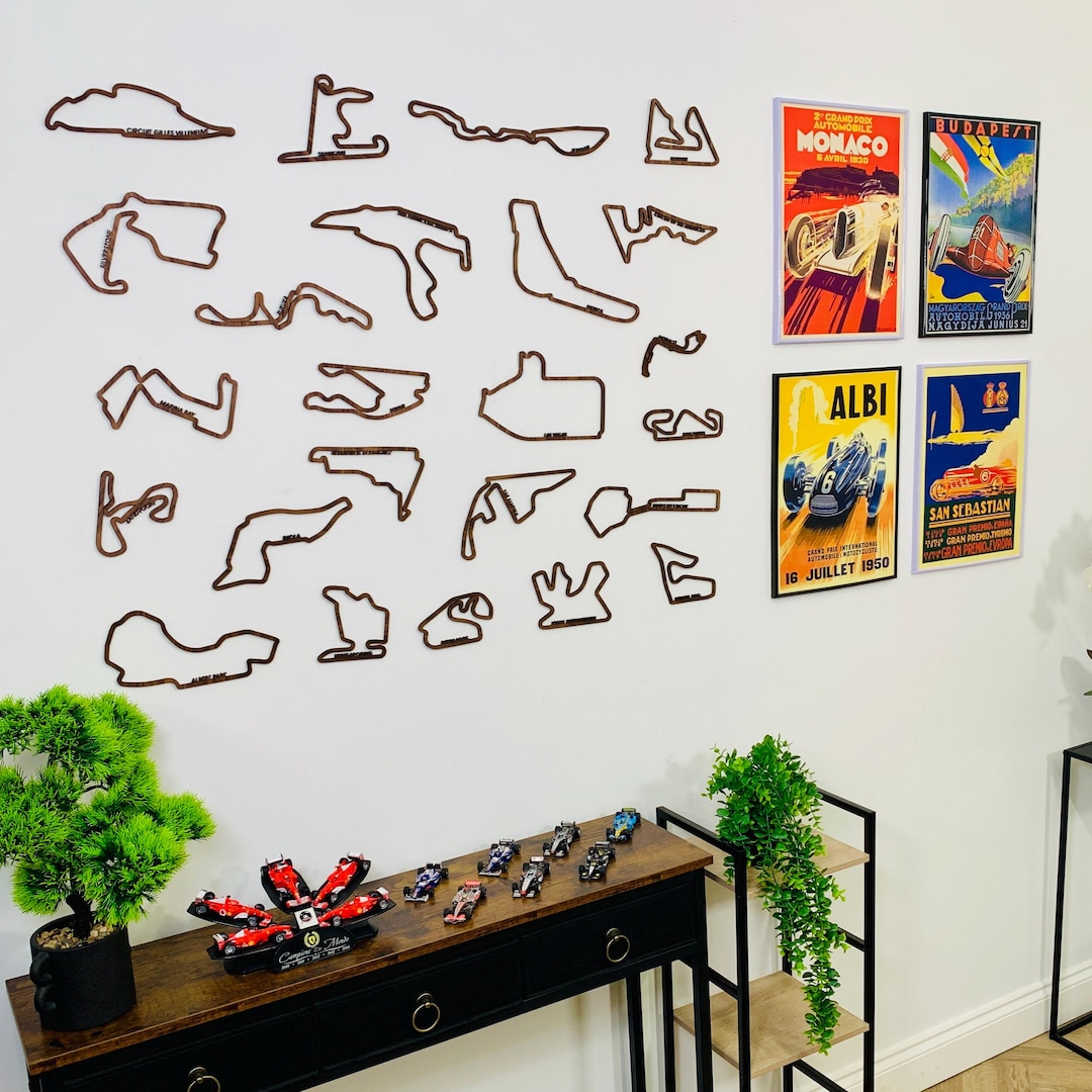 F1 Inspired Large Grand Prix Circuit Wall Art: 2026 Complete