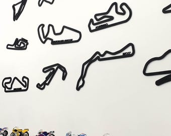 World Superbike Circuits 2026 Complete Collection: Laser Cut Wall Art