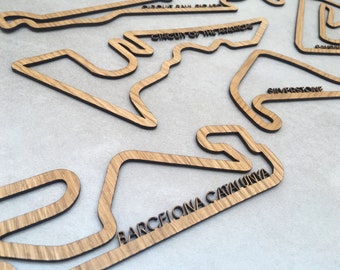 iRacing Collections of Circuits - Wood finish