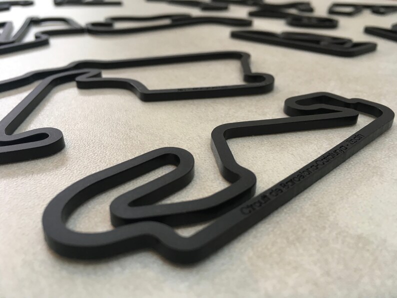 Formula One wall art All the F1 circuits... EVER 75 acrylic Etsy