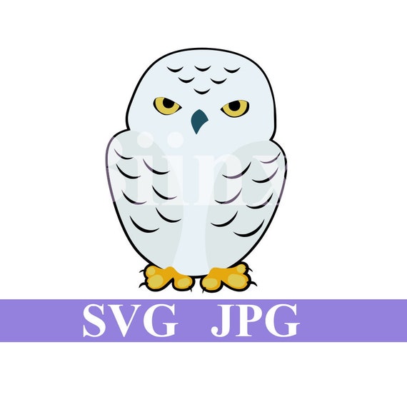 Download Snow Owl Svg Jpg Etsy