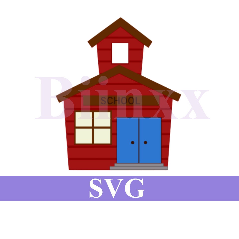 Download School House Layered Svg Etsy