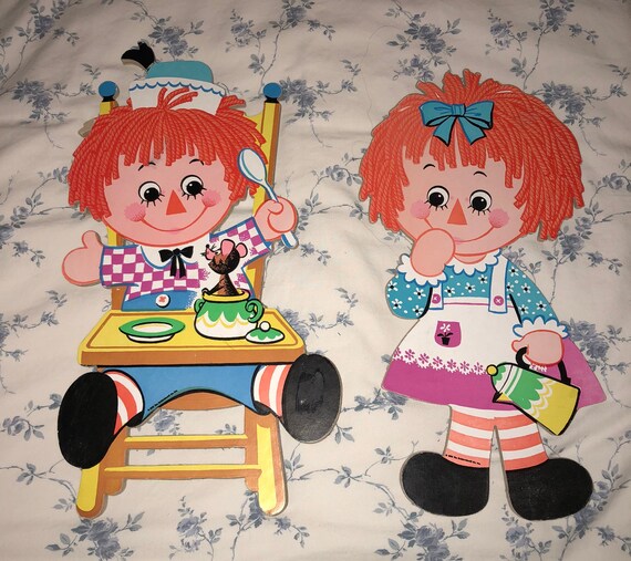 vintage raggedy ann and andy