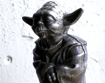 Hand cast Wise One Pewter Statuette