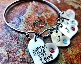 Mom bracelet birthstones gift new