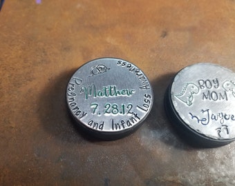 Custom hand stamped phone grip