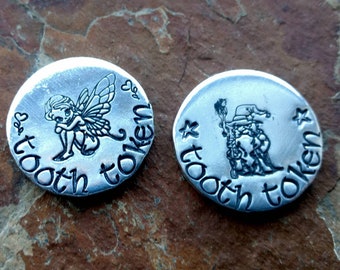 Tooth fairy wizard tokens Lost tooth unique