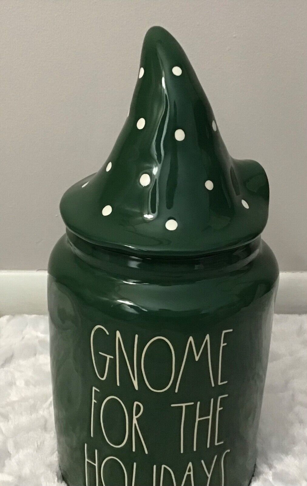 DOITOOL Gnome Christmas Cookie Jar – Ceramic, Airtight Lid, Holiday Treat Container For Cookies, Candy, Snacks