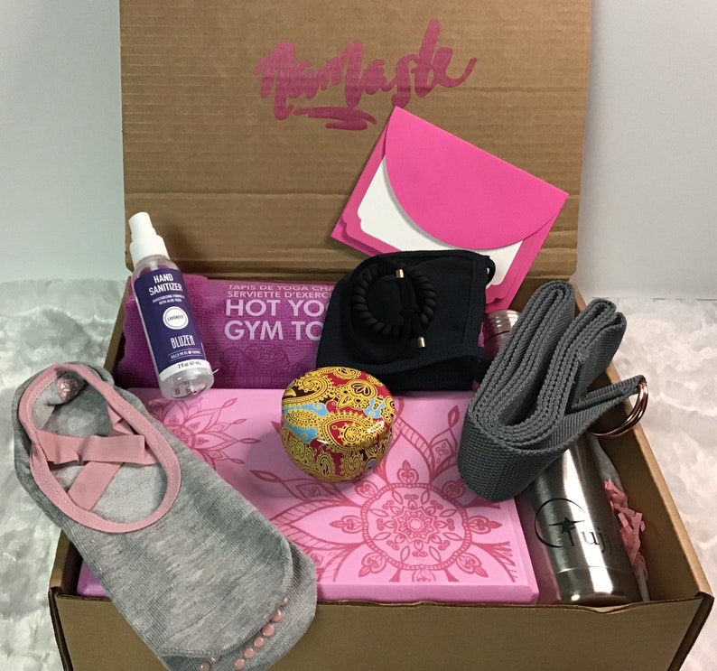 Yoga Gift Set Box 10piece Yoga Gift Yoga Kit Ujjay Etsy