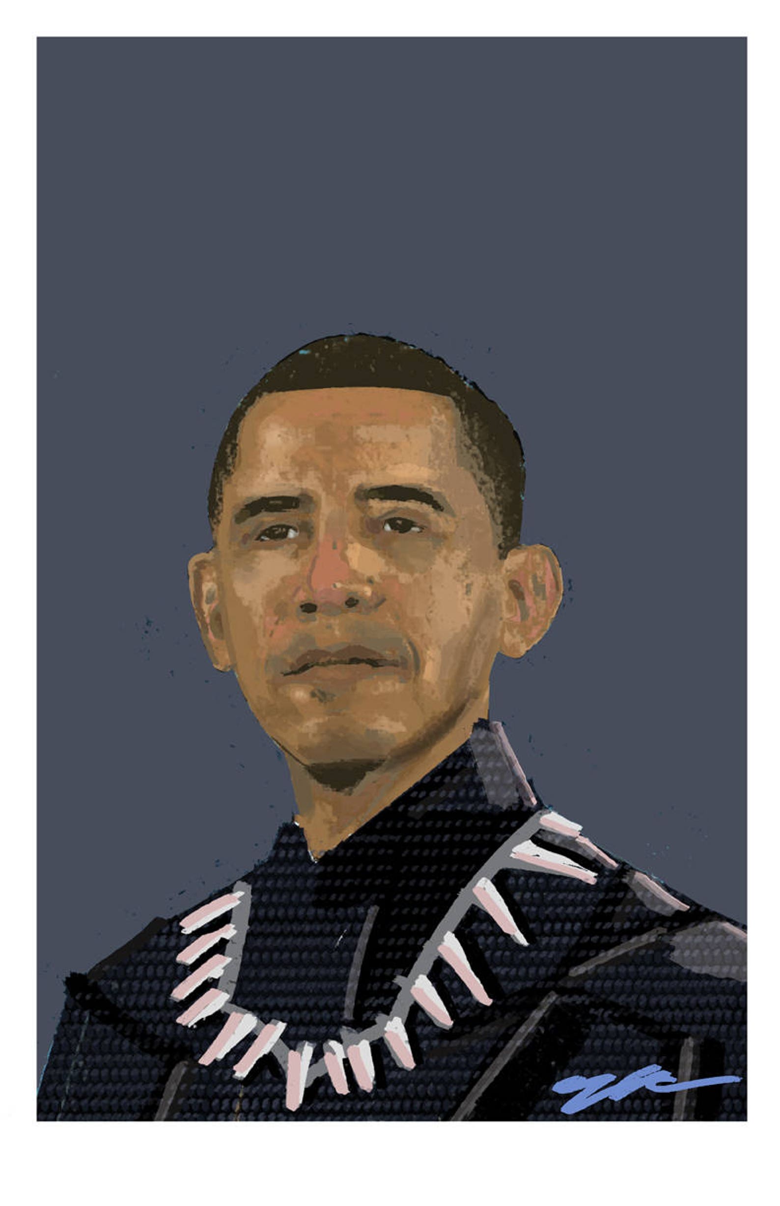 Obama Black Panther | Etsy