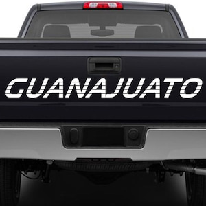 Guanajuato Mexico Truck Decal Sticker Tailgate for Chevy Silverado GMC Sierra 90's 454SS style lettering