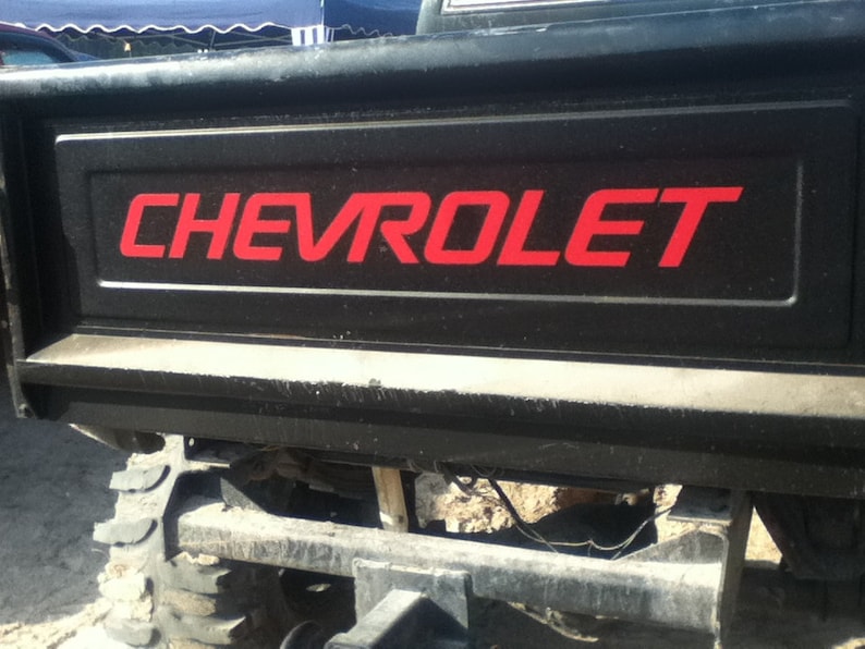 Chevrolet S10 Chevy S10 Tailgate Decal solid Etsy