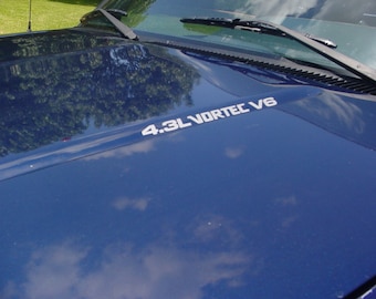 Calcomanías de campana 4.3L VORTEC V6 Su elección de color