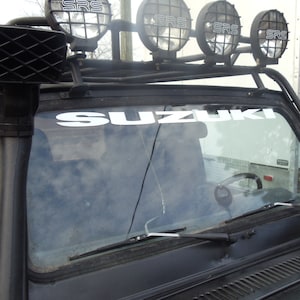 SUZUKI - Windshield Banner/Window Banner Car Samurai XR6 Side kick SUV Decal