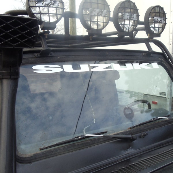 SUZUKI - Windshield Banner/Window Banner Car Samurai XR6 Side kick SUV Decal