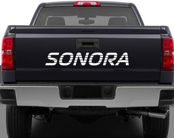 SONORA Mexico Truck Decal Sticker Tailgate for Chevy Silverado GMC Sierra 90's 454SS style lettering