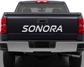 SONORA México Truck Calcomanía Pegatina Portón Trasero para Chevy Silverado GMC Sierra 90's 454SS estilo letras
