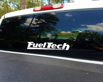 Large FuelTech decal size is approximately 3"X20"