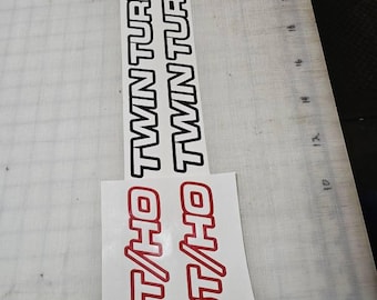 SST/HO ツインターボフードデカール - お好みの色をお選びいただけます - 適合車種: Ram 1500