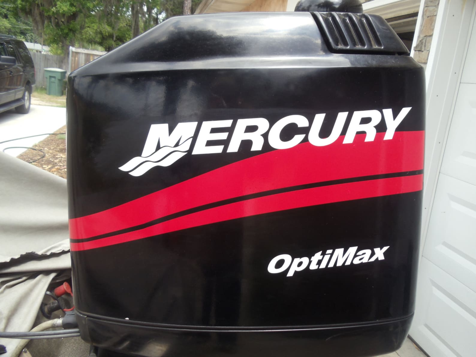 MERCURY Boat Motor Cowl DECAL SET in Red your Choice of Horse Power