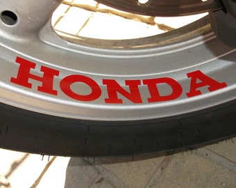 HONDA Wheel / Rim DECALS, SET of 2, cbr rr fireblade vfr 954 929 1000