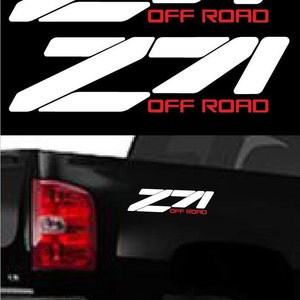Z71 Off Road Neben Aufklebern - Ihre Farbwahl. Passend für: Chevrolet Silverado GMC Sierra